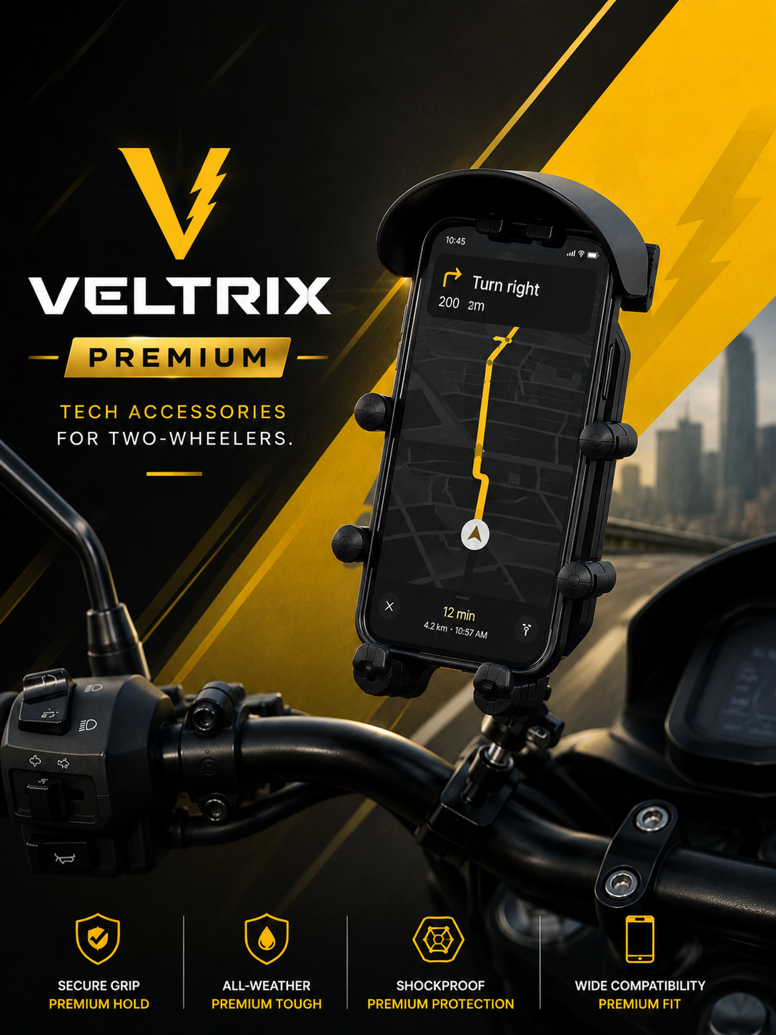 PREMIUM MOBILE PHONE HOLDERS- FOR BIKES